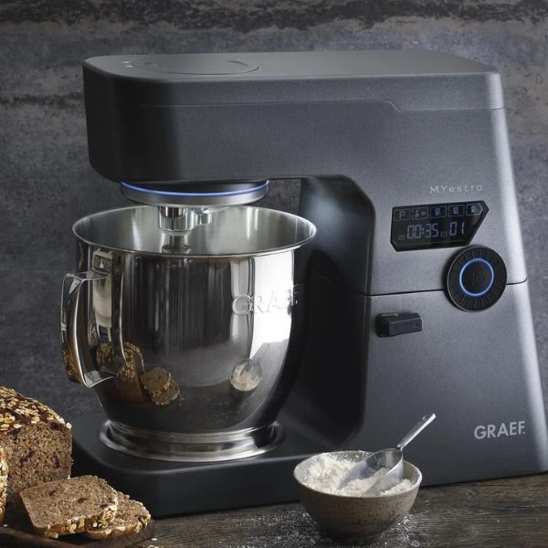 Graef Küchenmaschine Grau 7 L 800 Watt GRKM7016EU by Graef color Svart