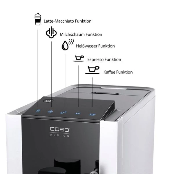 Caso Kaffeevollautomat CS1881 CS1881 by CASO color Svart