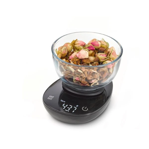 Caso FinoCompact Mini-Präzisionswaage 0,1 g - 500 g Edelstahl CS3201 by CASO color Svart