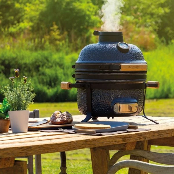 BergHOFF RON Keramik-BBQ-Kamado-Grill 40 cm (16") Grau BH2415706 by BergHOFF color Svart