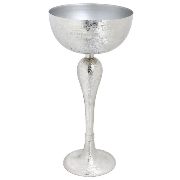 Luxus Champagnerkühler mit Ständer aus Edelstahl 40851 by Drink color Svart