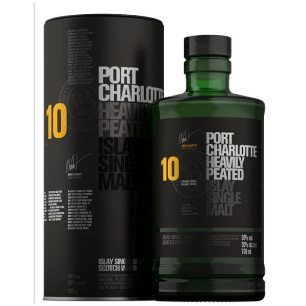 Bruichladdich Port Charlotte 10 YO Single Malt FL 70 1022194 by BRUICHLADD color Svart