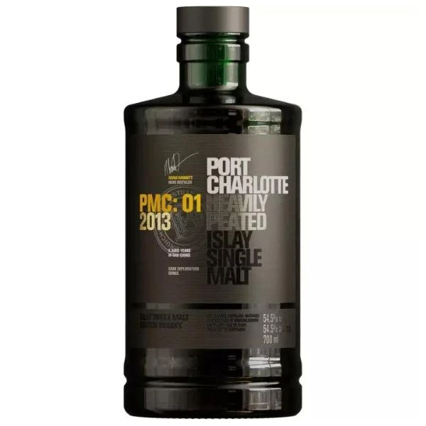 Bruichladdich Port Charlotte PMC Single Malt FL 70 1022563 by BRUICHLADD color Svart