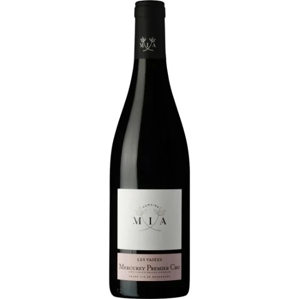 MERCUREY ROTER 1ER CRU LES VASÉES 2020 500820 by DOMAINE MIA color Svart