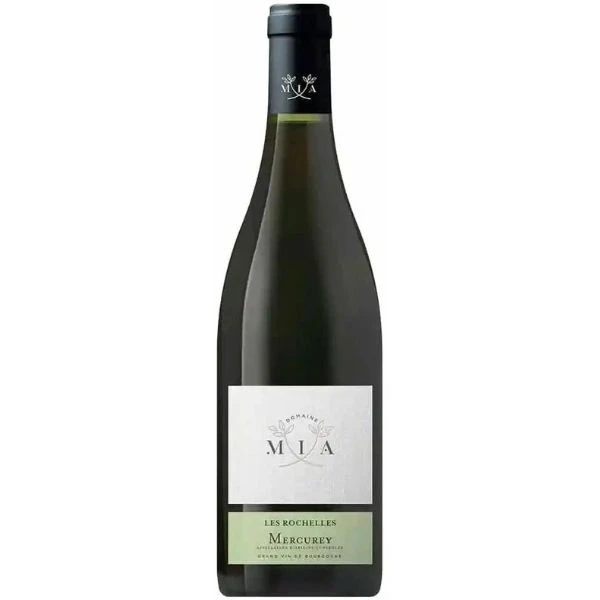 MERCUREY BLANC LES ROCHELLES 2021 501320 by DOMAINE MIA color Svart