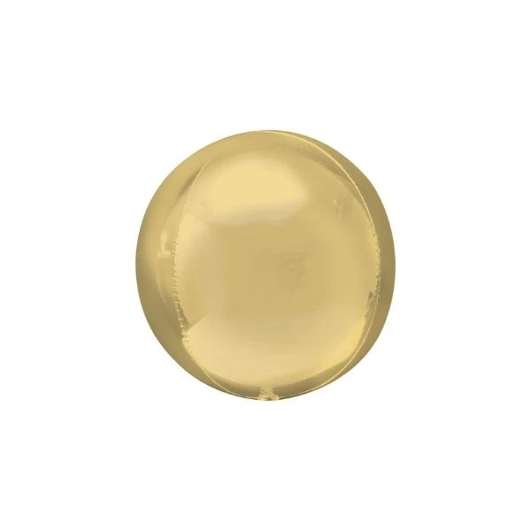Folienballon ORBZ - Weißgold Kugel 1 Stk. (ohne Verpackung) 4186999 by Godan color Svart