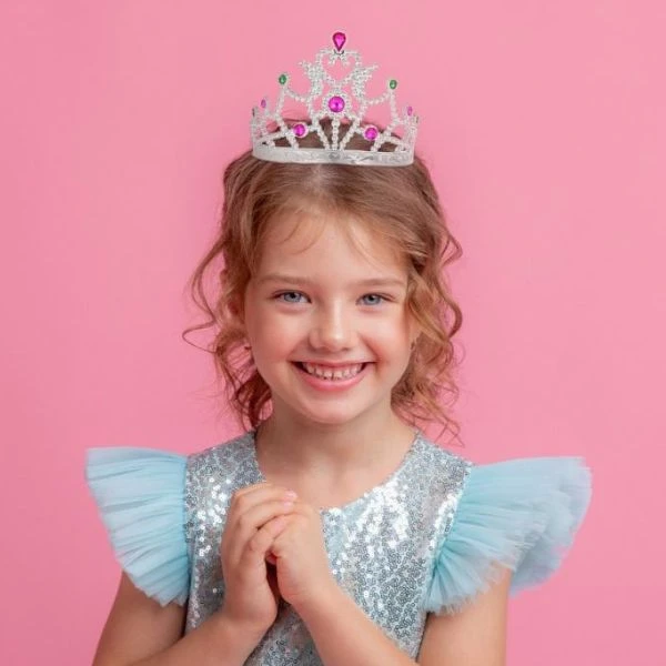 Godan Tiara mit Steinen für Kinder DIAD2-NP by Godan color Svart
