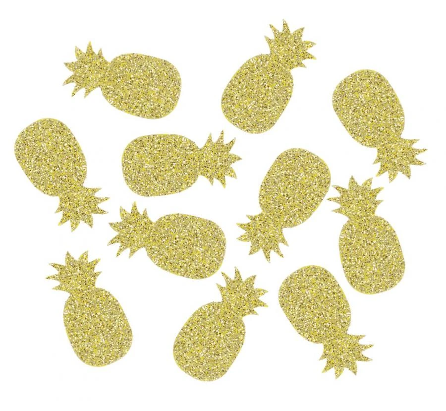 Konfetti "Glitzer Ananas" 1,5x3 cm 18 g RV-KBAN by Godan color Svart