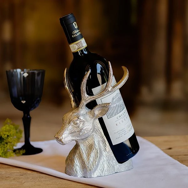 Hirsch Weinflaschenhalter SG-BH-11651 by Culinary Concepts color Svart