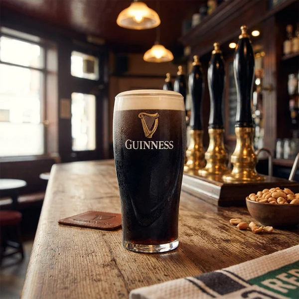 Guinness Pint Bierglas 56cl 802160 by GUINNESS color Svart