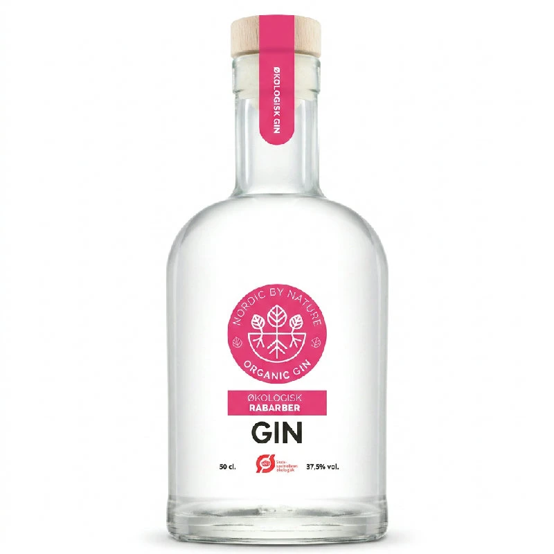 Nordic By Nature Rhabarber Gin, BIO 51901 by ØSTERSØEN color Svart