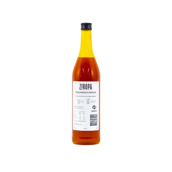 Ziropa Dänische Passionsfrucht-Limonade 70 cl 61341 by Ziropa color Svart