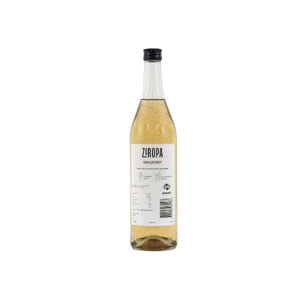 Ziropa Dänischer Vanillesirup 70 cl 61342 by Ziropa color Svart