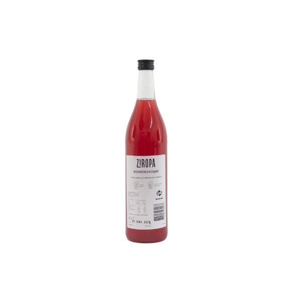Ziropa Dänische Rhabarber-Limonade 70 cl 61355 by Ziropa color Svart