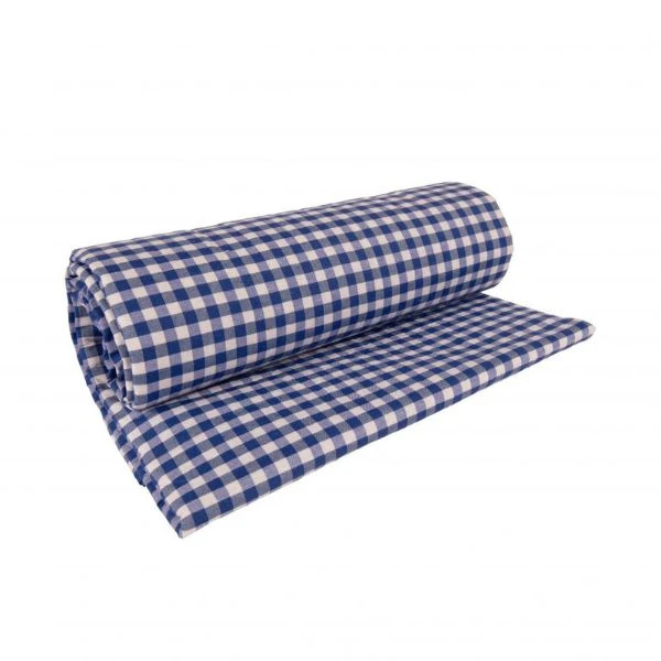 Picknickdecke Blau/Weiß Kariert By Bercato 150x135 cm B79083 by SCANDINAVIAN HOME color Svart