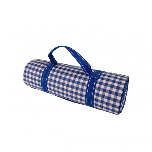 Picknickdecke Blau/Weiß Kariert By Bercato 150x135 cm B79083 by SCANDINAVIAN HOME color Svart