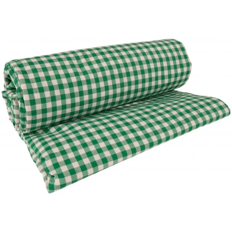 Picknickdecke Grün/Weiß Kariert By Bercato 150x135cm B79081 by SCANDINAVIAN HOME color Grön/Vit