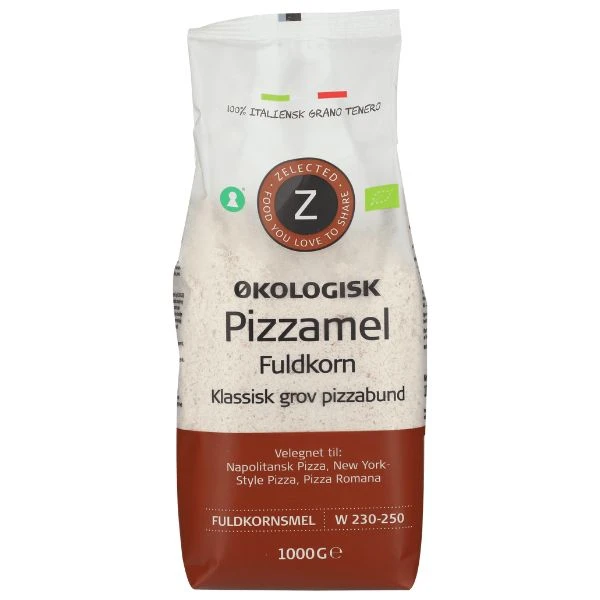 Zelected Bio-Vollkorn-Pizzamehl 1 kg 11396 by Zelected color Svart