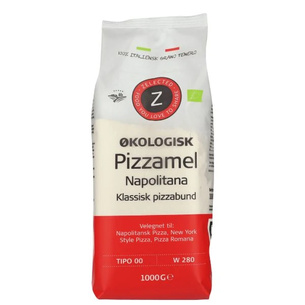 Zelected Bio Pizzamehl Napoli 1 KG 11394 by Zelected color Svart