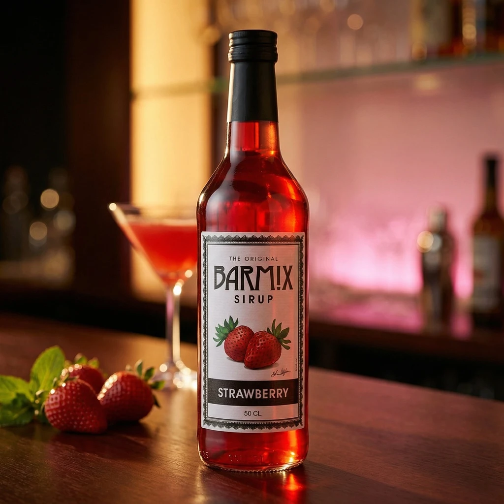 Barmix Syrup, Strawberry (+ Pfand) 61284 by MOM color Svart