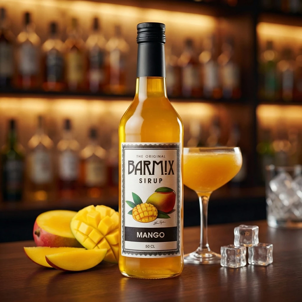 Barmix Sirup, Mango (+ Pfand) 61285 by MOM color Svart