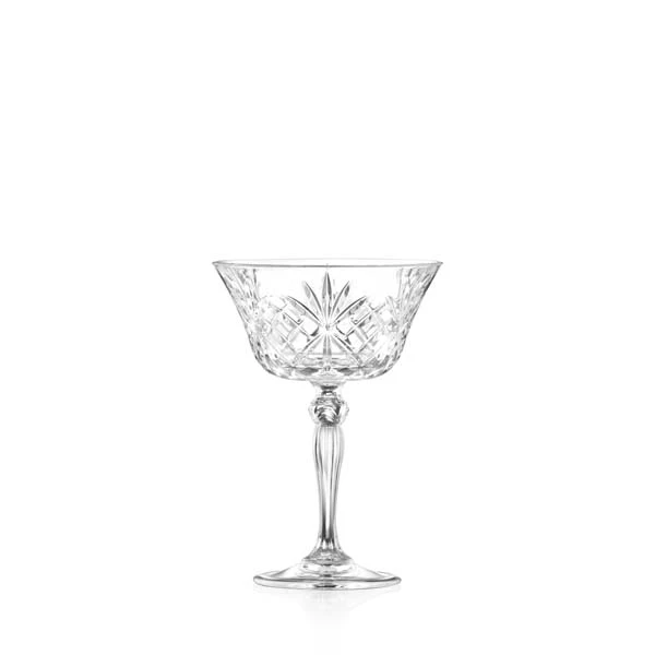 RCR Melodia Champagnerschale 26 cl 6er-Set Glas0773 by RCR Glas color Svart