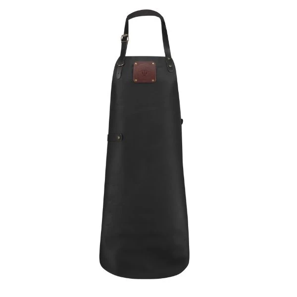 Witloft Lederschürze Büffelleder Schwarz WL-BFA-01_Black by Witloft color Svart