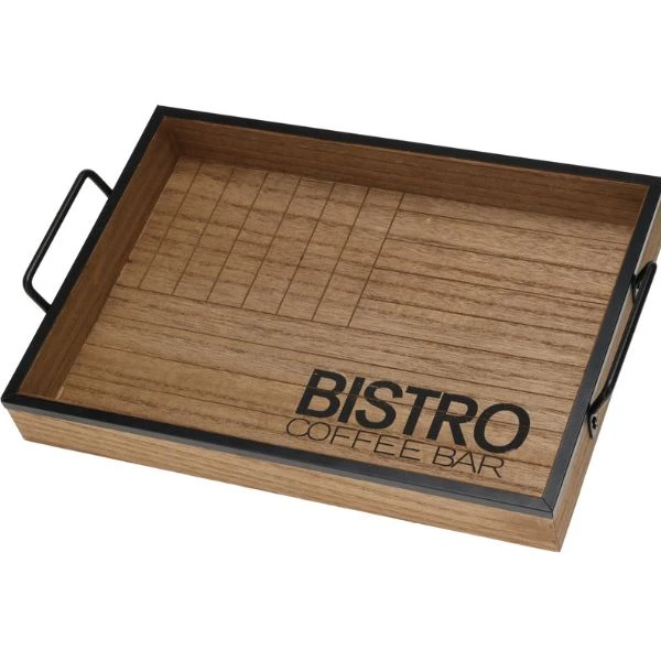 Serviertablett Set 2-tlg. 'Bistro' HZ1940000 by Koop color Bruin