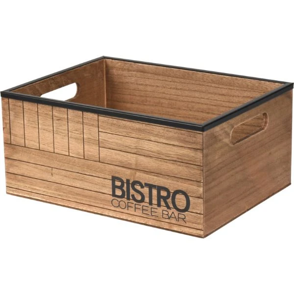 Aufbewahrungsset "Bistro" 29x22x13,5 cm HZ1940120 by Koop color Bruin