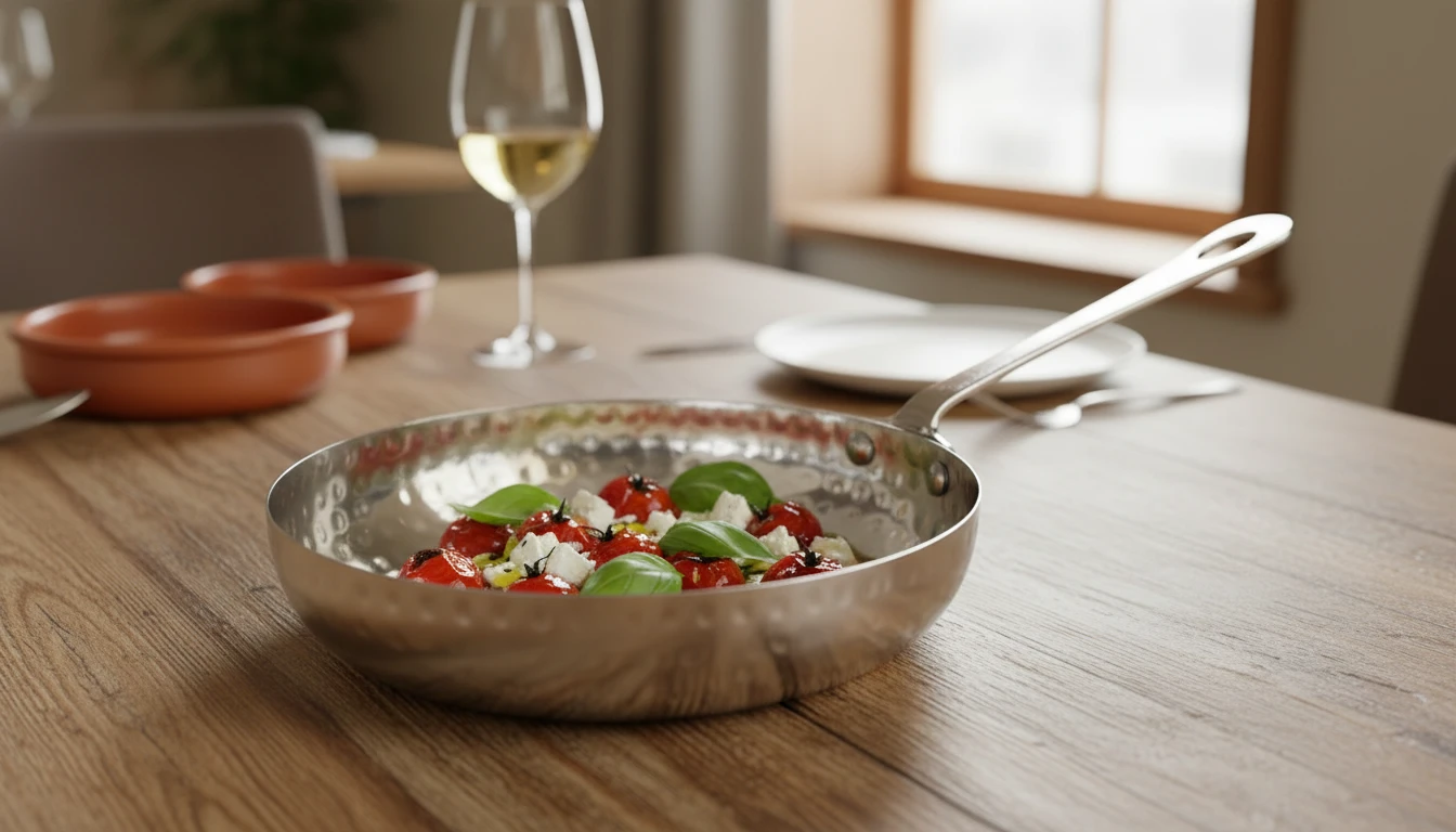 Bratpfanne gehämmert Ø 14 cm A12441420 by Koop color Silver