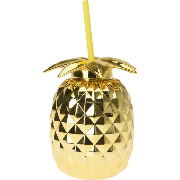 Trinkbecher Ananas Gold 750 ml 170482100 by Koop color Goud