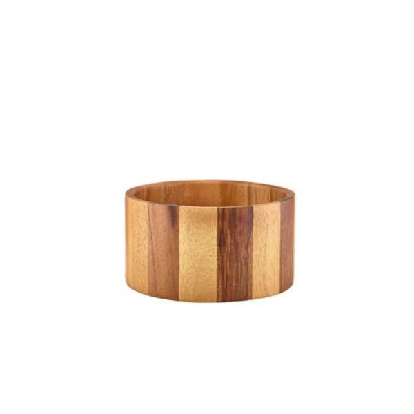 GenWare Akazienholz Schale / Buffetständer 22,5 x 12 cm WBWLS2212 by Genware color Svart
