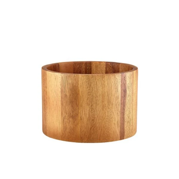 GenWare Schale / Buffetständer aus Akazienholz 22,5 x 15 cm WBWLS2215 by Genware color Svart