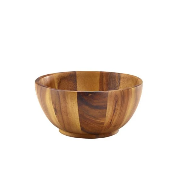 Akazienholz Schale Ø 20 x 10 cm Genware WBWL20 by Genware color Svart