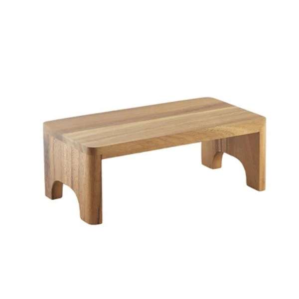 Akazienholz Buffet-Riser GN 1/3 12 cm (H) Genware RSR-WGN13 by Genware color Trä