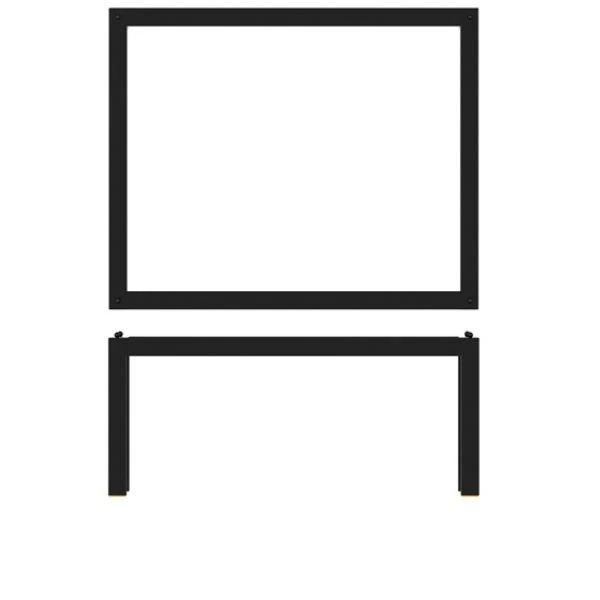 Luxor Metall GN1/2 Riser 32,5 x 26,5 x 17 cm Genware LX121702 by Genware color Svart