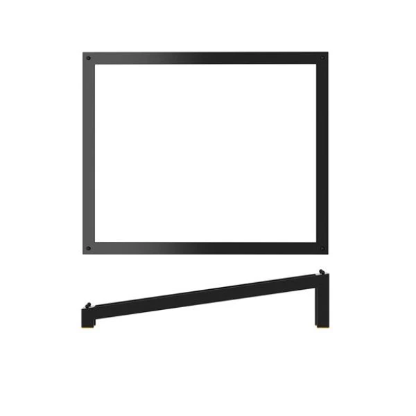 Luxor Metall GN 1/2 Buffeterhöhung schräg 32,5 x 26,5 x 7 cm Genware LX121802 by Genware color Svart