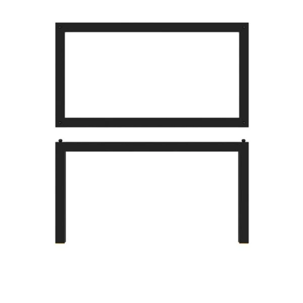 Luxor Metall GN1/3 Ständer 32,5 x 17,6 x 17 cm Genware LX131702 by Genware color Svart