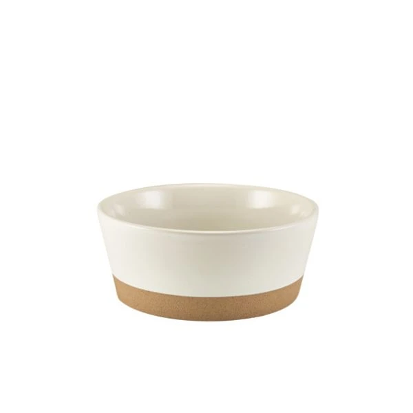 Kava weiße Steingutschale 15,5 cm von Genware BW-KW15 by Genware color Svart