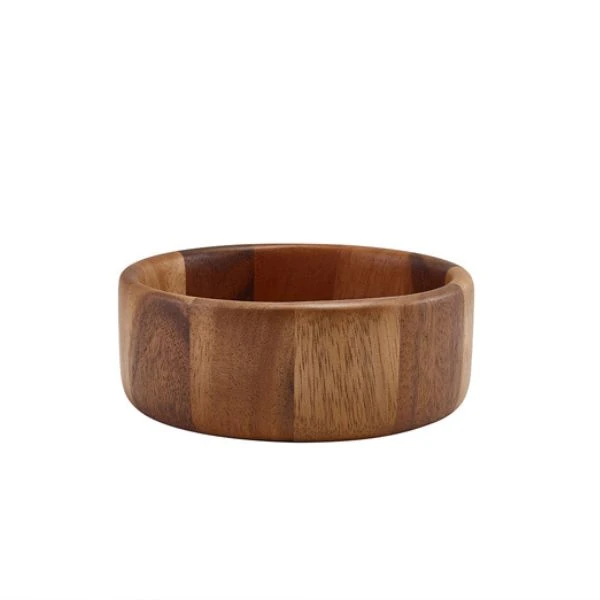 GenWare Schale aus Akazienholz mit geraden Seiten 16 cm WBWLS16 by Genware color Svart
