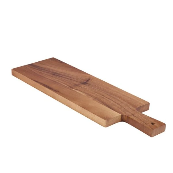 Akazienholz Servierbrett 38 x 15 x 2 cm Genware WPB3815 by Genware color Svart