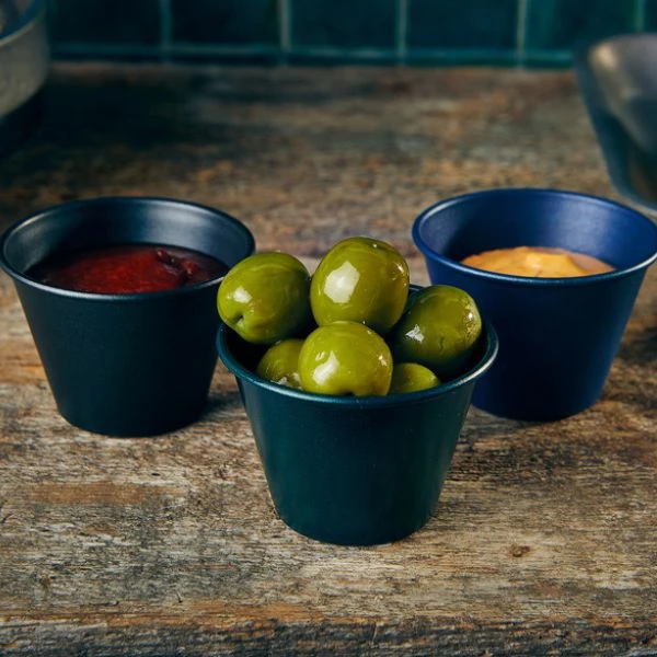 GenWare Metallic Blue Ramekin 71 ml RAMST2MTBL by Genware color Svart
