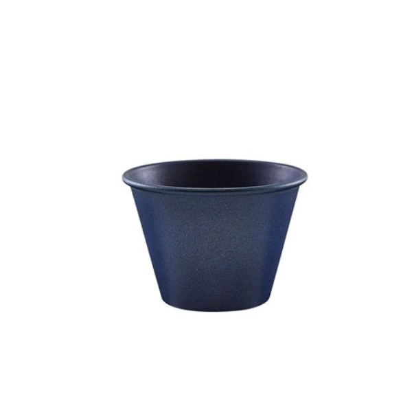 GenWare Ramekin Metallic-Schwarz 71 ml / 2,5 oz RAMST2MTBK by Genware color Svart
