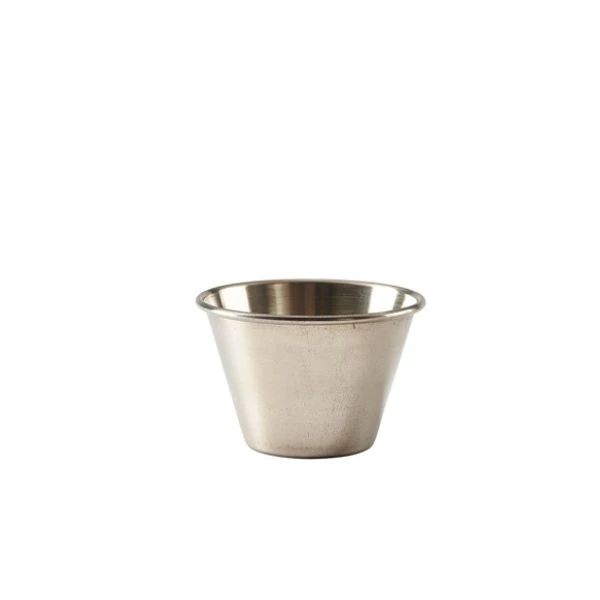 GenWare Edelstahl Ramekin 11,4 cl / 4 oz RAMST4 by Genware color Svart