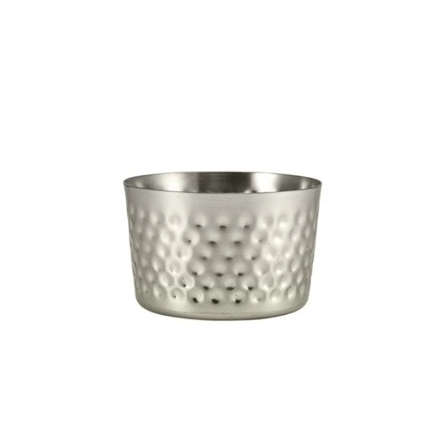 GenWare Mini-Servierbecher Edelstahl gehämmert 8 x 5 cm SVCH5 by Genware color Svart