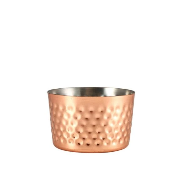 GenWare Gehämmerter Mini-Servierbecher Kupfer 8 x 5 cm SVCH5C by Genware color Svart