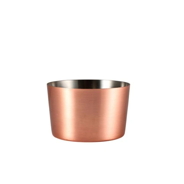 GenWare kupferbeschichteter Mini-Servierbecher 8 x 5 cm SVC5C by Genware color Svart