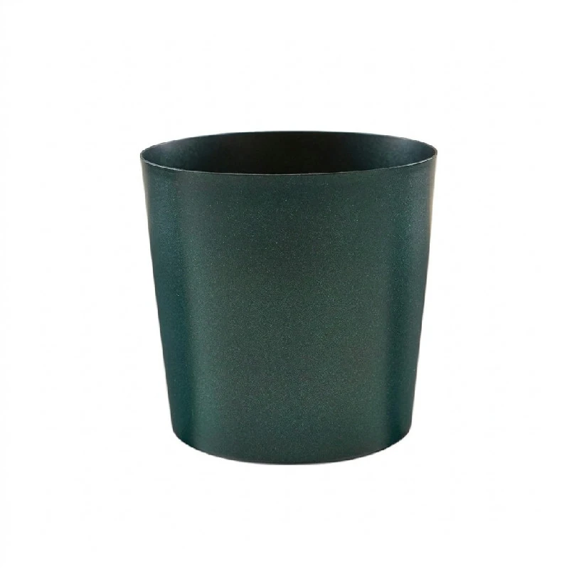 Metallic Green Servierbecher 8,5 x 8,5 cm Genware SVC8MTGR by Genware color Svart