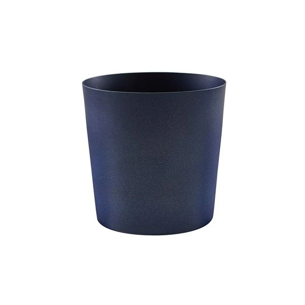 Metallic Blue Servierbecher von GenWare 8,5 x 8,5 cm SVC8MTBL by Genware color Svart