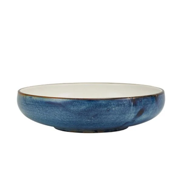Terra Aqua Blau Zweifarbige Coupe-Schale 24,5 cm Genware CBT-PBL245 by Genware color Svart